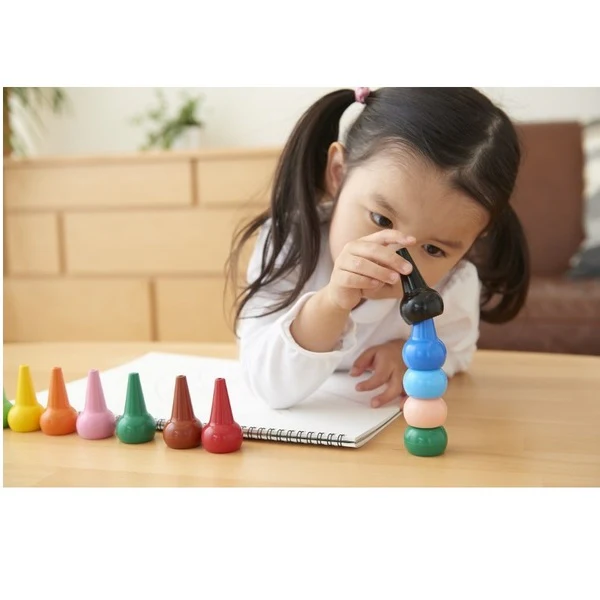 AOZORA Baby Color Safety Crayon Assort 6 Colors (Made in Japan) - Image 7