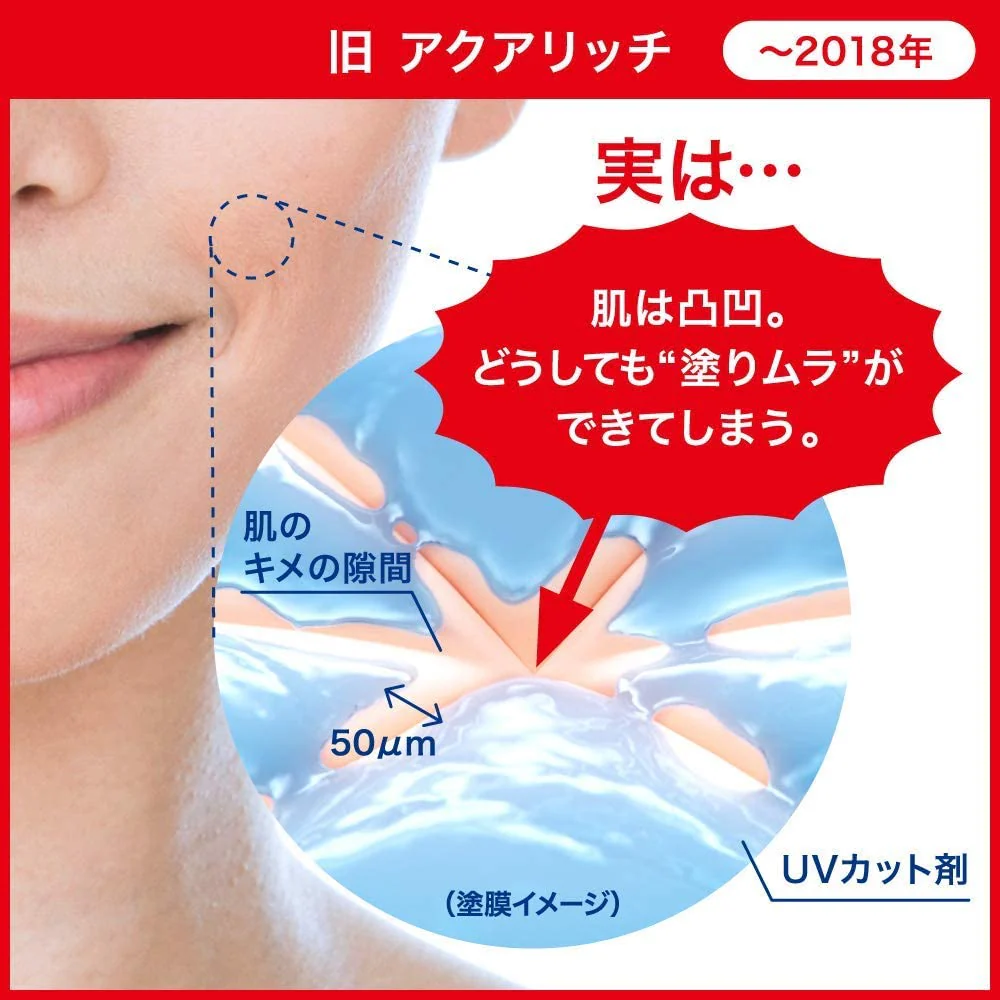 Biore UV Aqua ritch Water Gel 155ml SPF50+ (Made in Japan) - Image 5