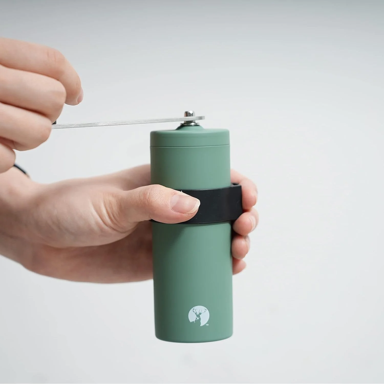 Captain Stag Stainless Steel Handy Coffee Grinder - Made in Japan - Image 4