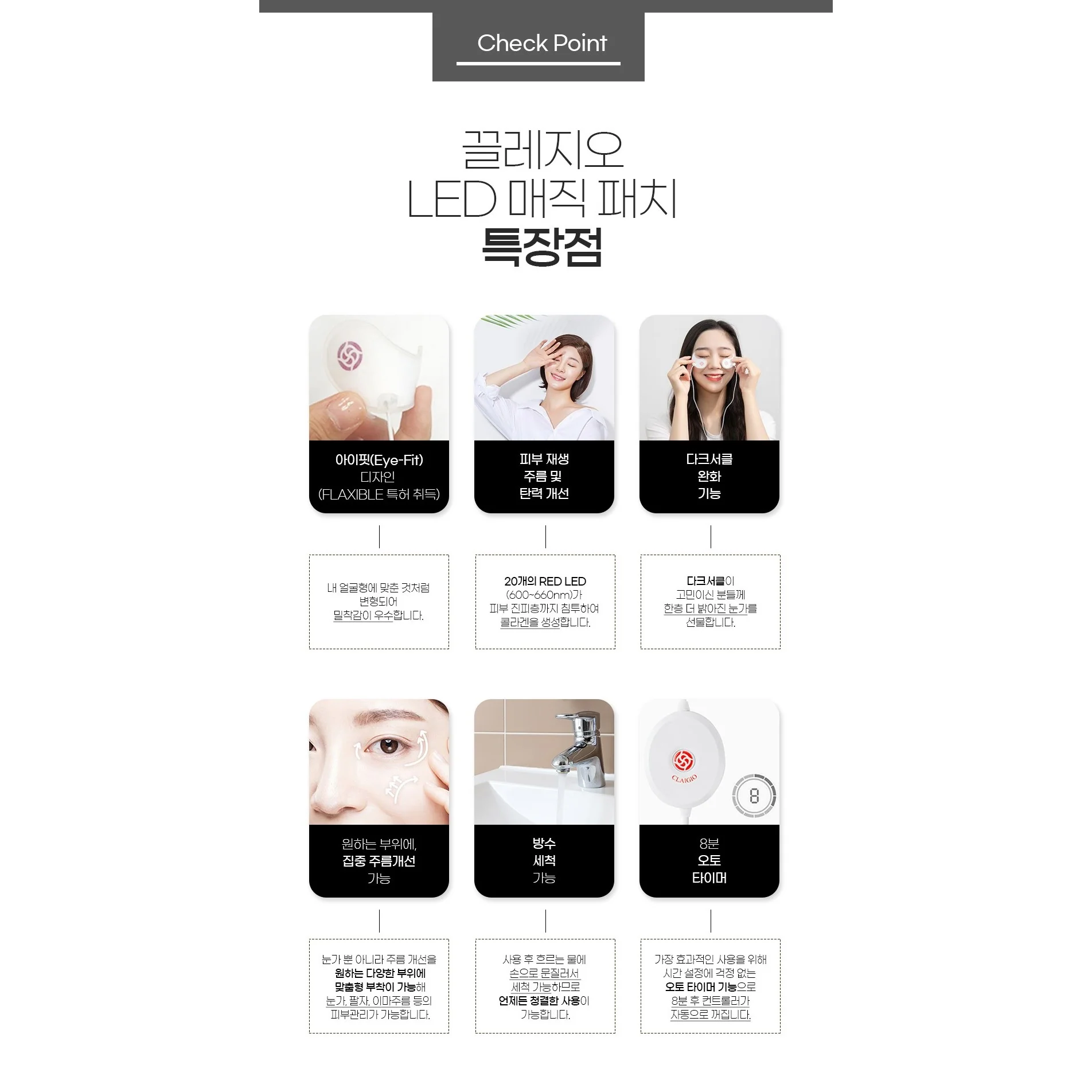 Claigio new 2nd Generation LED Magic Eye Patch (Made in Korea) - Image 7