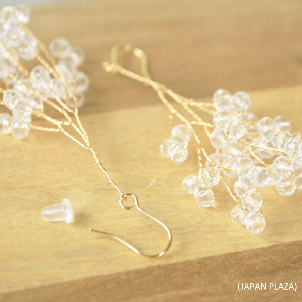 Clear Beads Pierced Earring (Made in Korea) - Image 6