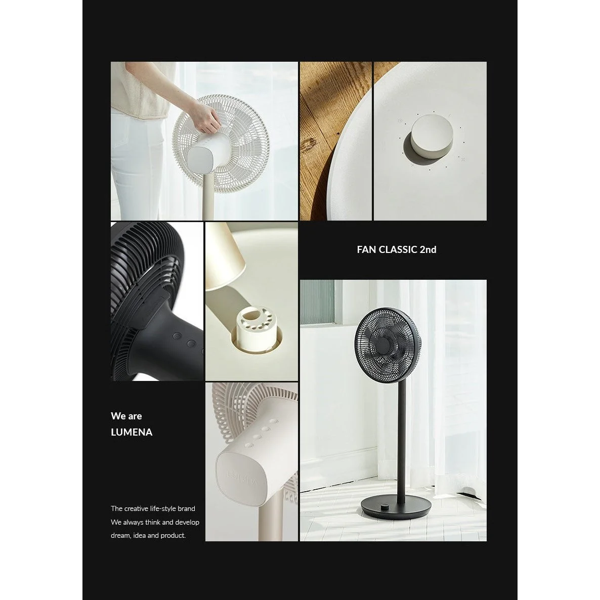 Korea LUMENA 2nd generation "Wireless" floor fan - 13 inches - Image 10