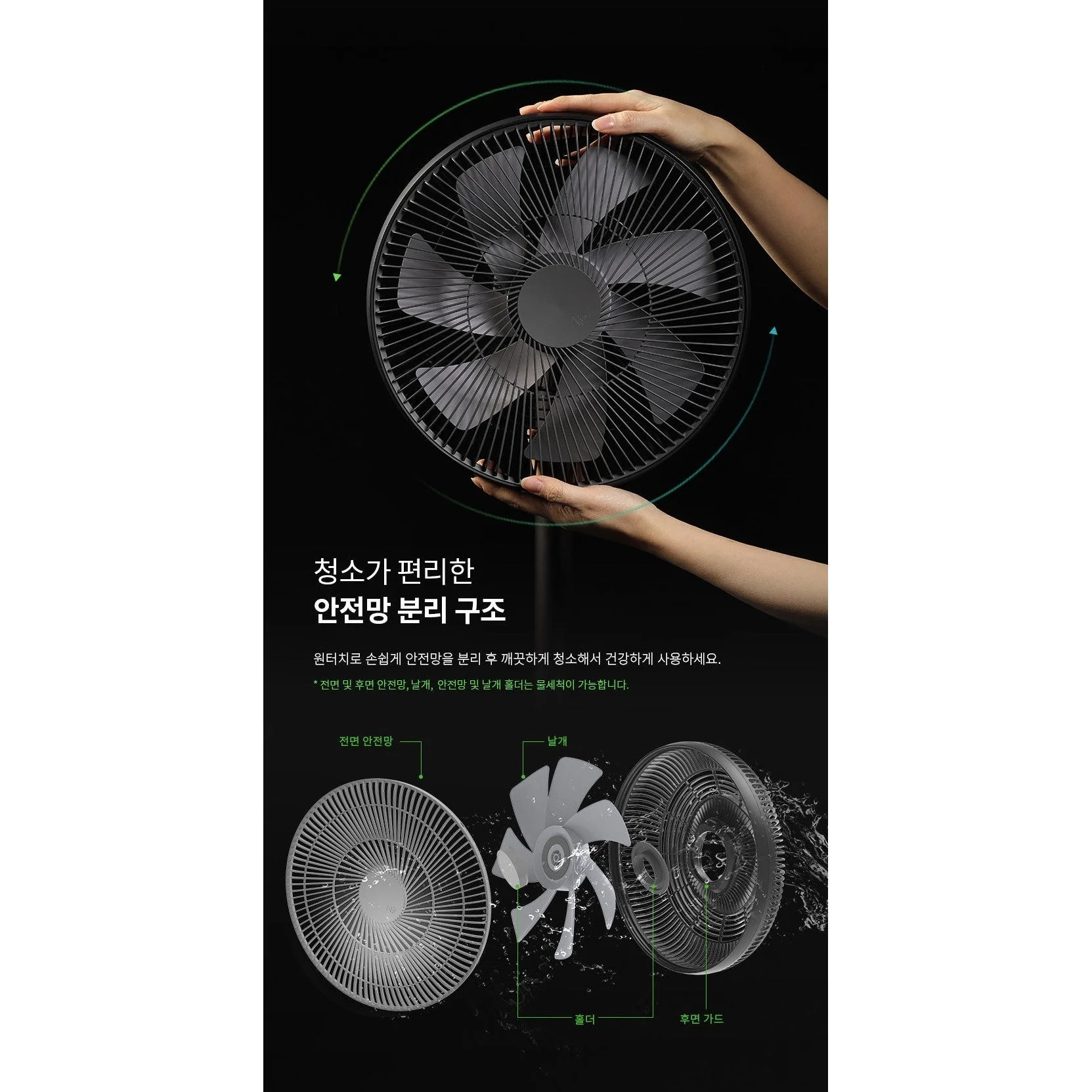 Korea LUMENA 2nd generation "Wireless" floor fan - 13 inches - Image 16