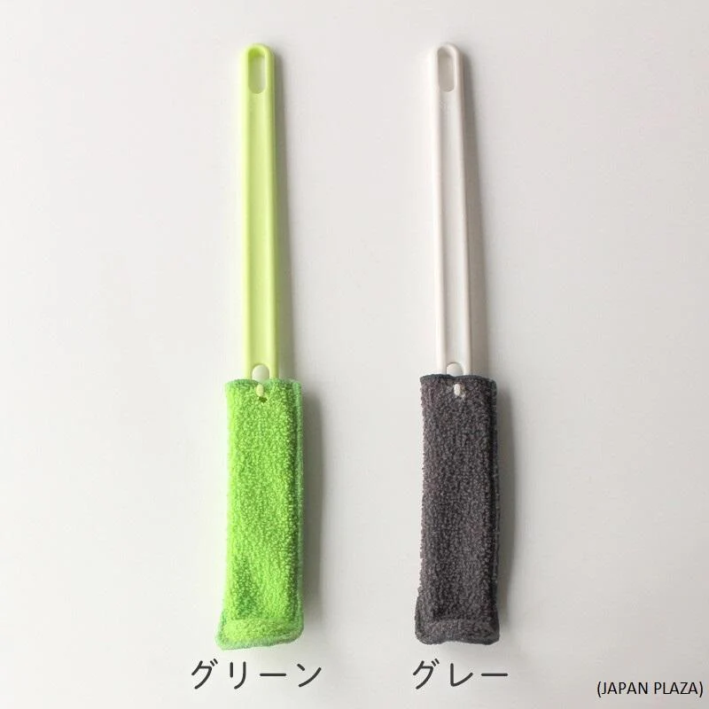 L-shaped Bottle Washer - Green Color (Made in Japan) - Image 10