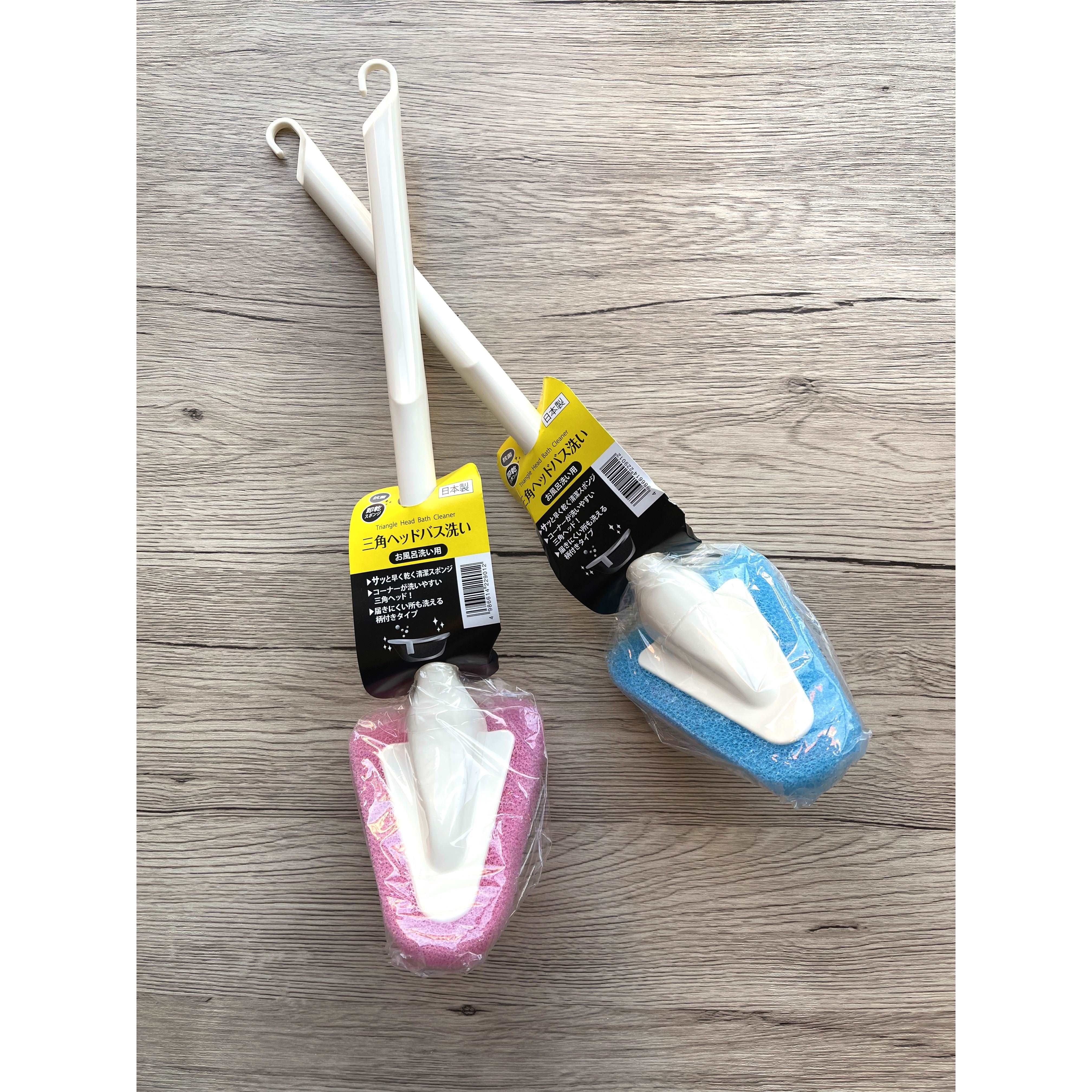 Corner Bath Sponge Triangle Head (Made in Japan) - Image 2