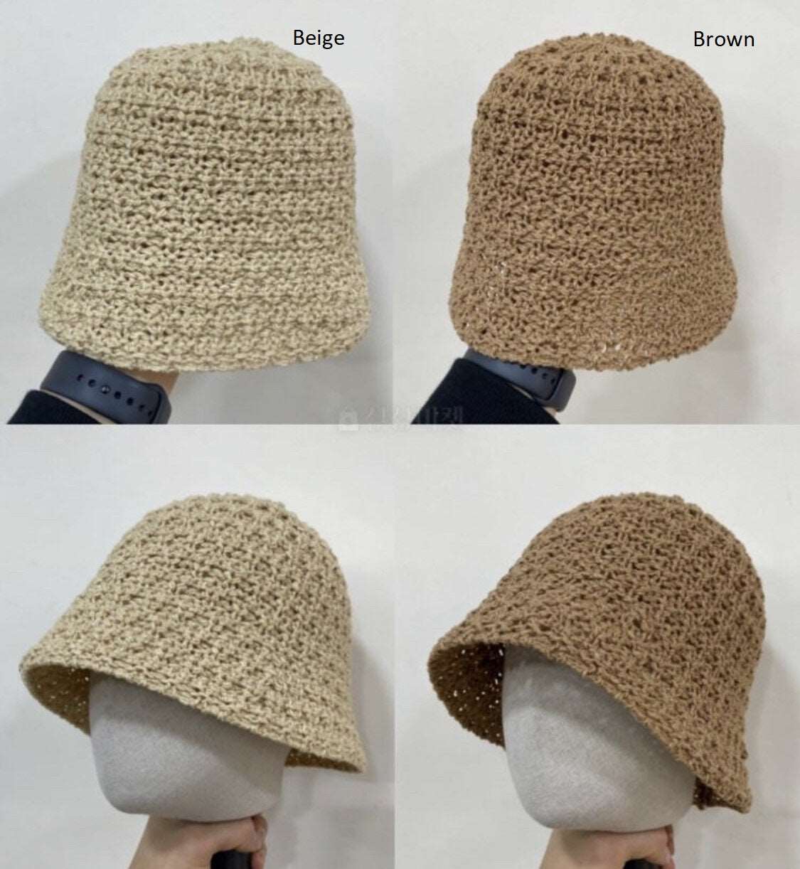 Crochet Bucket Hat (Made in Korea) - Image 2