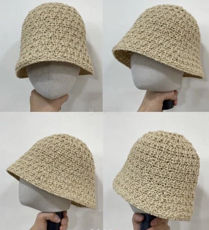Crochet Bucket Hat (Made in Korea) - Image 4