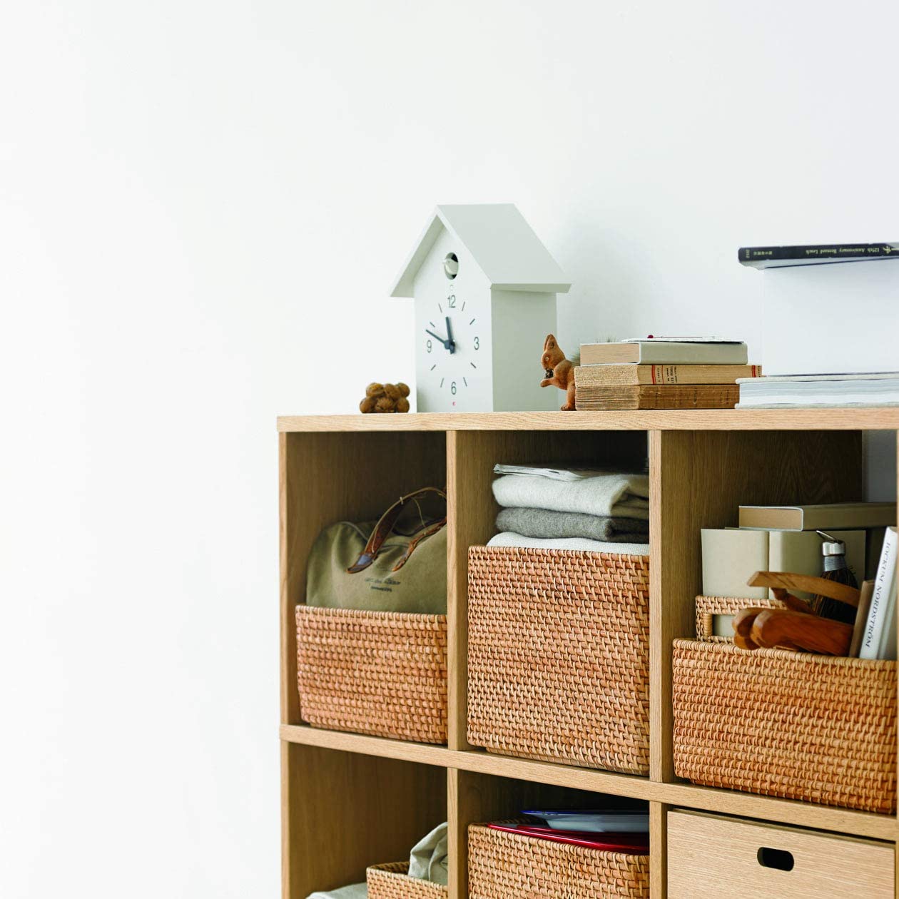 Muji Cuckoo Clock White (L) 25.5x12.5x26.7cm - Image 6