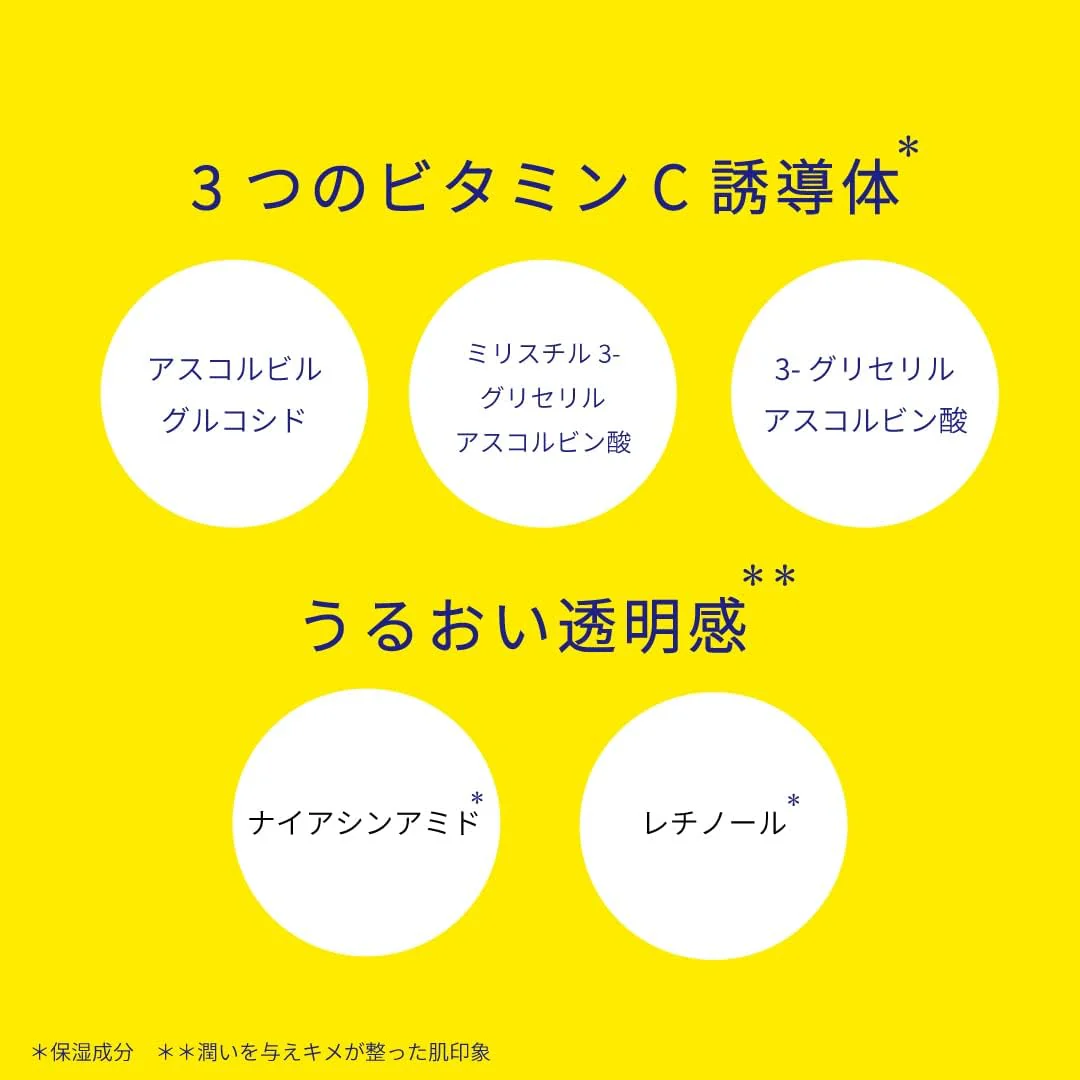 CVITAS Vitamin C Mask Sheet Moisturizing & Brightening 7pcs (Made in Japan) - Image 4