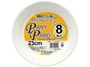 Disposable Paper Plate 23cm (Made in Japan) - Image 2