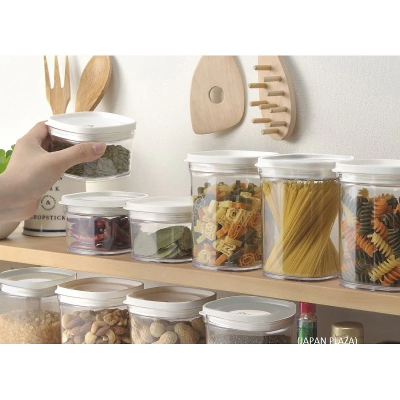 Dry Food Canister 220ml White (Made in Japan) - Image 3