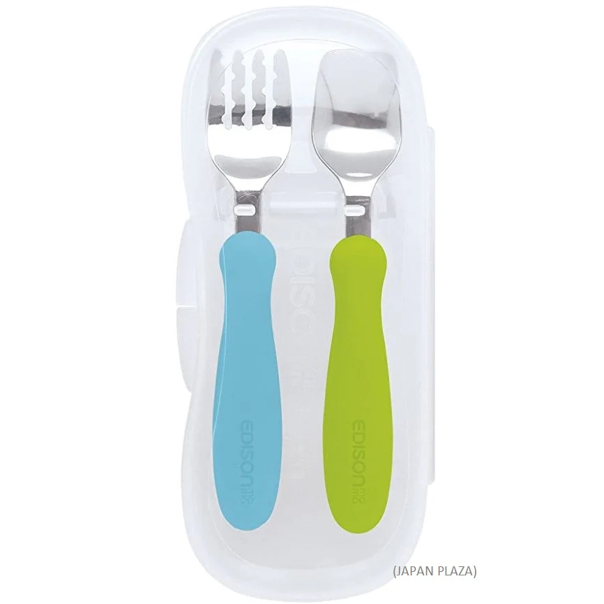Edison Fork Spoon with Case Kiwi Sky Color (Made in Japan) - Image 4