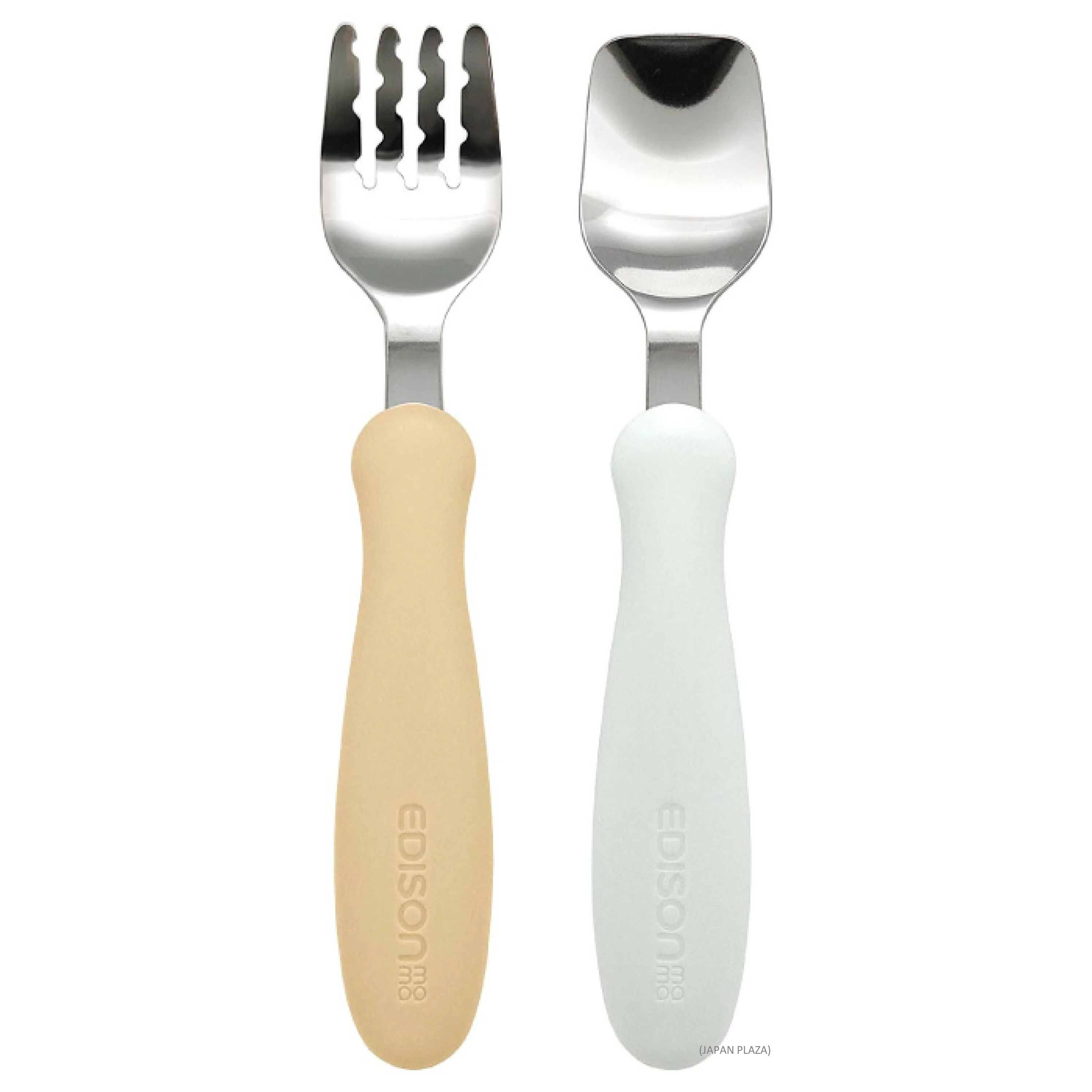 Edison Fork Spoon with Case Milk Potato Color (Made in Japan) - Image 3