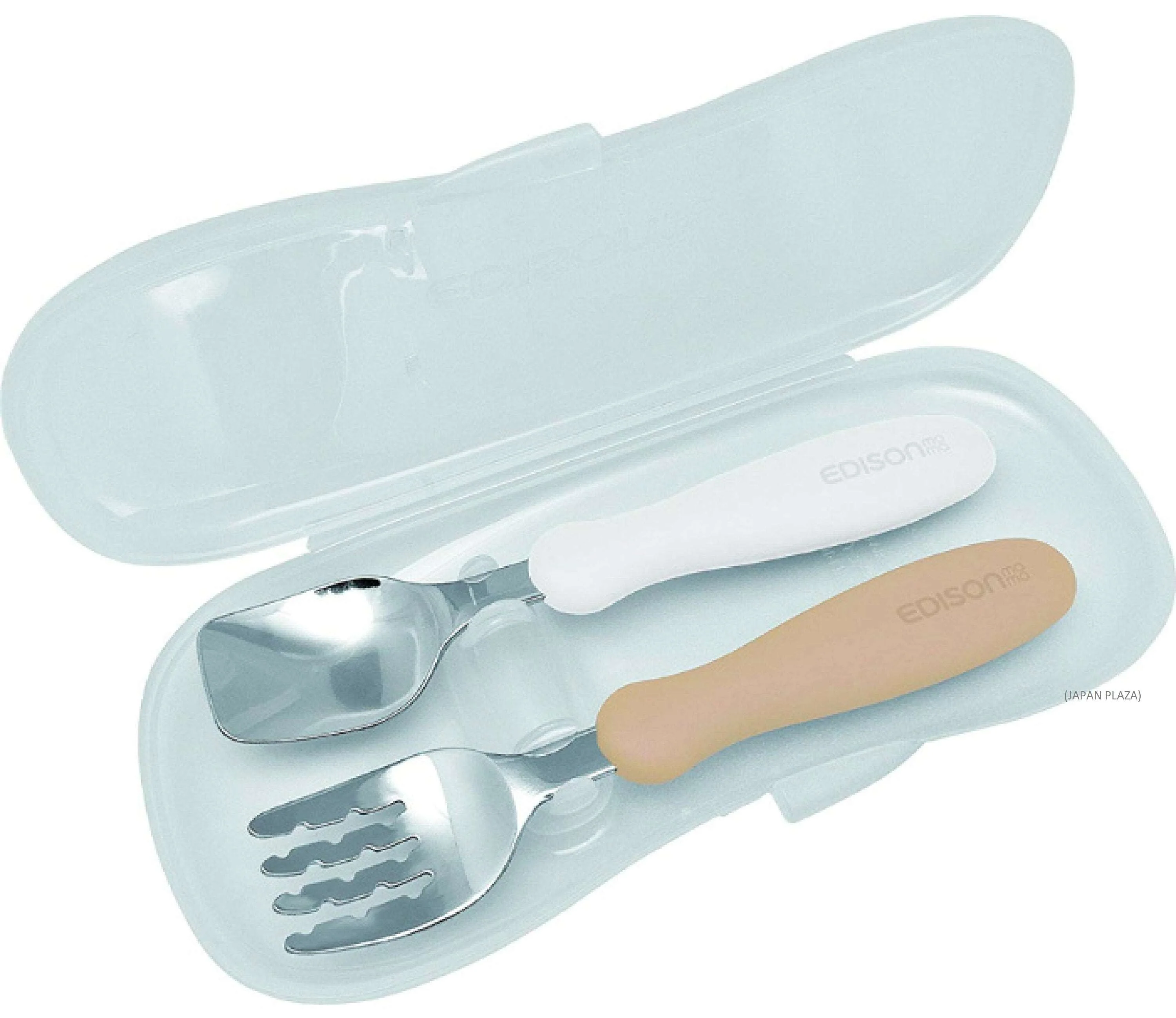Edison Fork Spoon with Case Milk Potato Color (Made in Japan) - Image 4