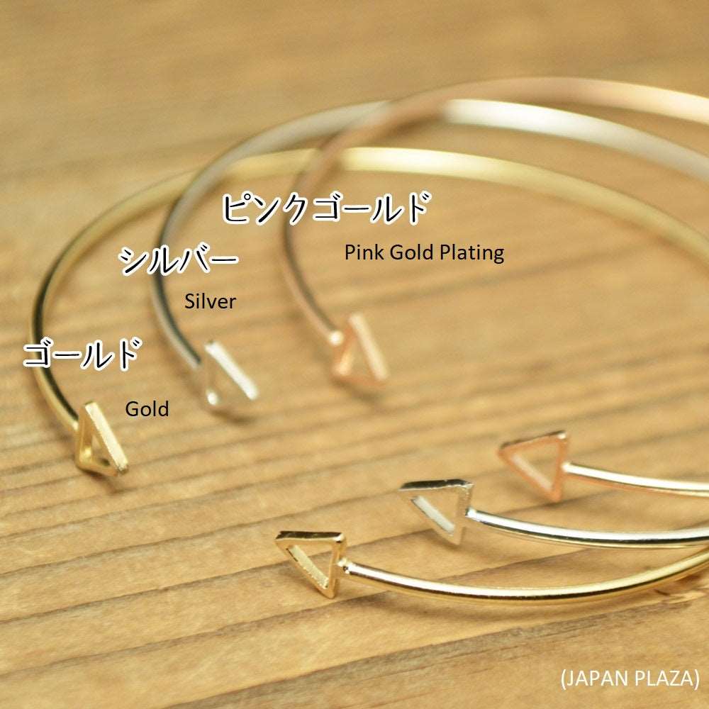 Elegant Triangle Bangle (Made in Korea) - Image 2