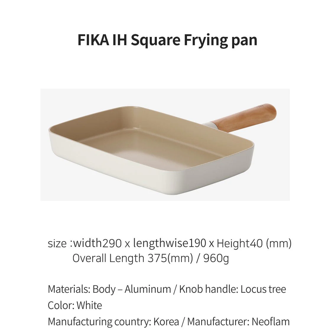 FIKA Cookware - no PFOA, PFOS ingredients (Made in Korea) - Image 19