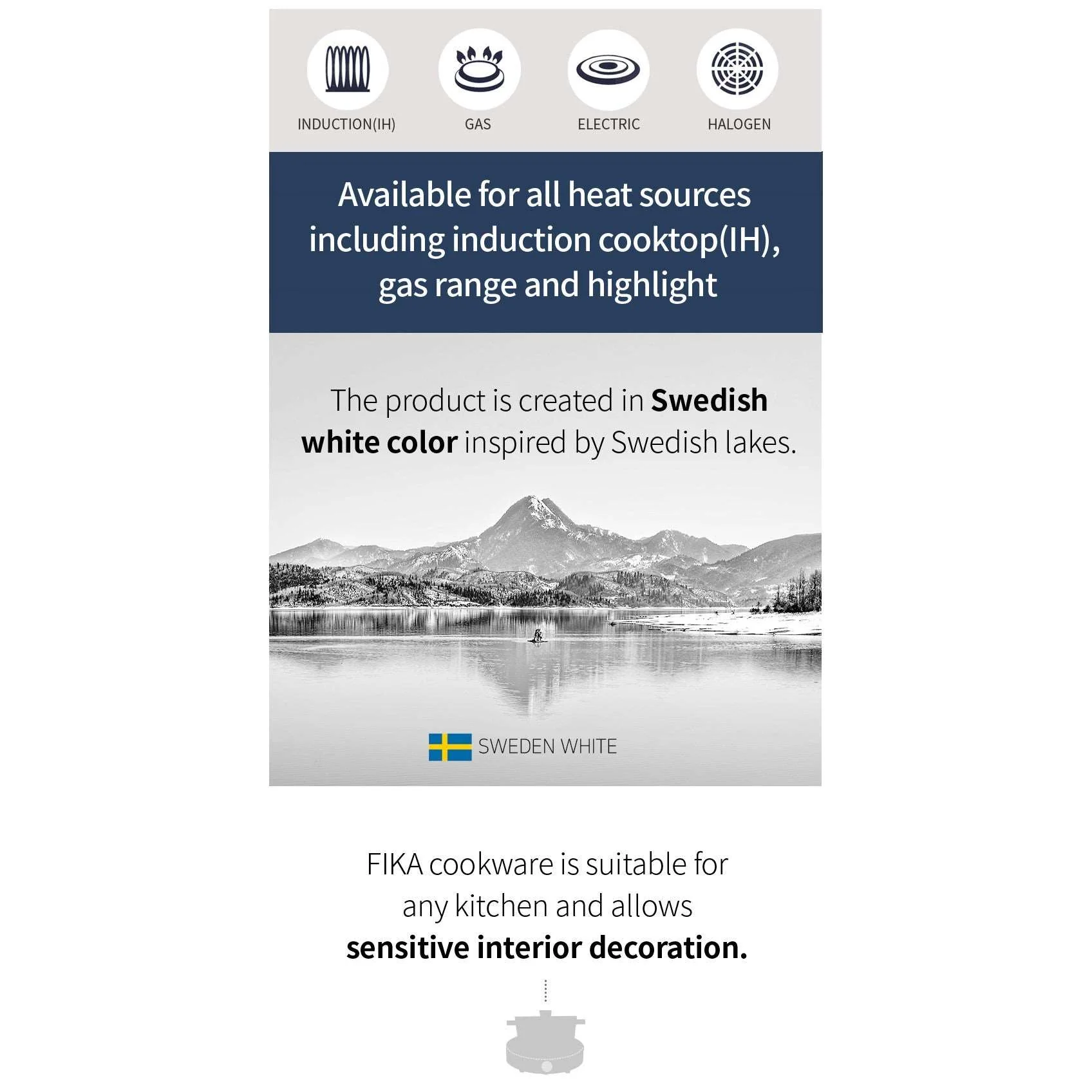 FIKA Cookware - no PFOA, PFOS ingredients (Made in Korea) - Image 4