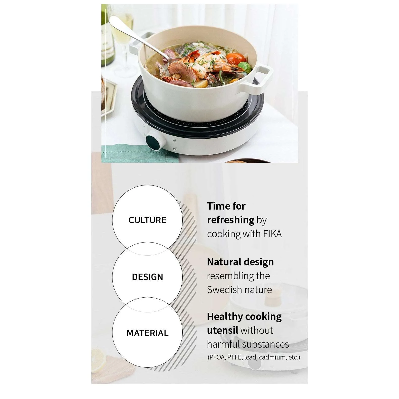 FIKA Cookware - no PFOA, PFOS ingredients (Made in Korea) - Image 5
