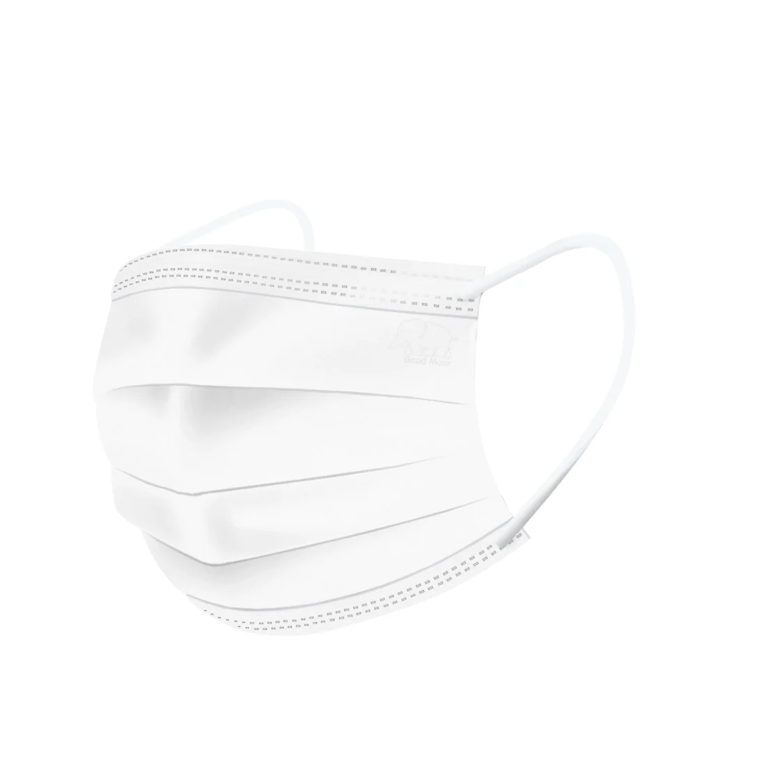 Good Mask 99 "Individual Packed" (Toddler) 30pcs - Glacier White (Made in Hong Kong) - Image 2