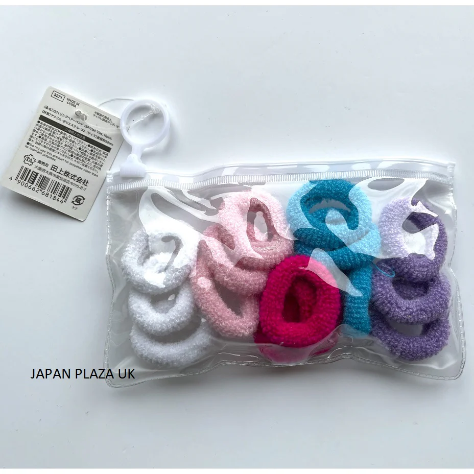 Hair Tie 5 colors x 3 pcs (Color - By Random) - Image 2