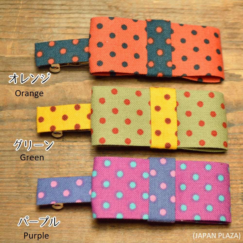Handmade Colorful Dot Barrette (Made in Korea) - Image 2