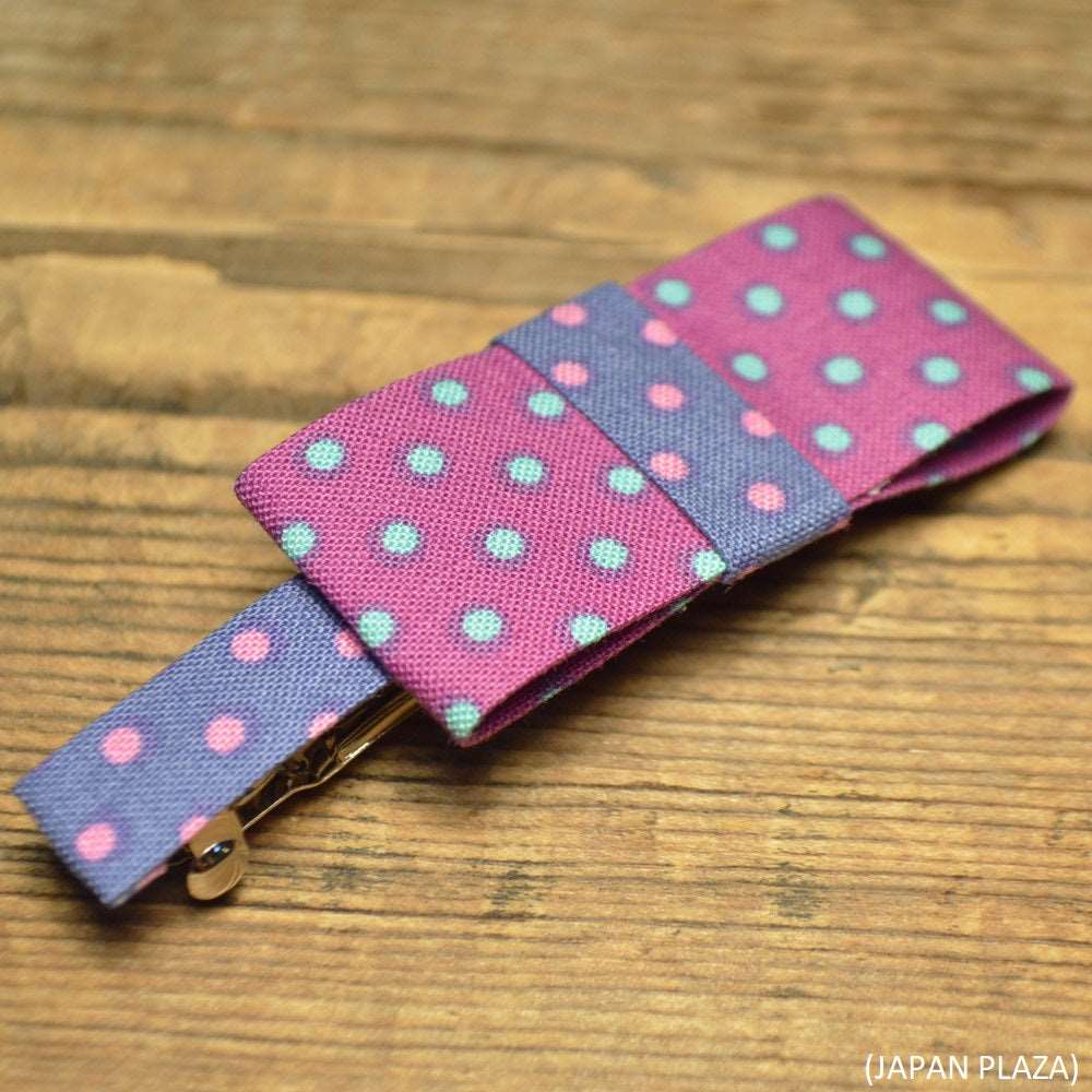 Handmade Colorful Dot Barrette (Made in Korea) - Image 3