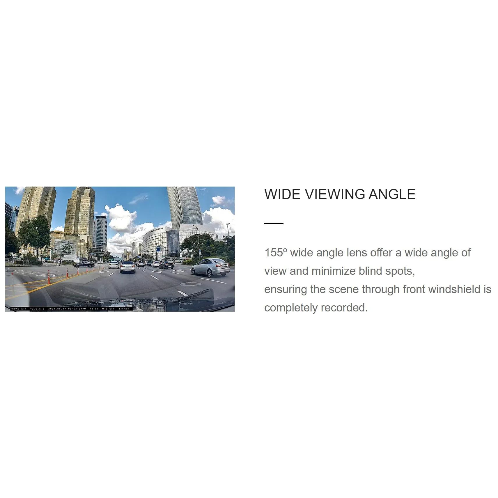 Iroad Dashcam X11 QHD 32GB Front & Rear (Made in Korea) - Image 3