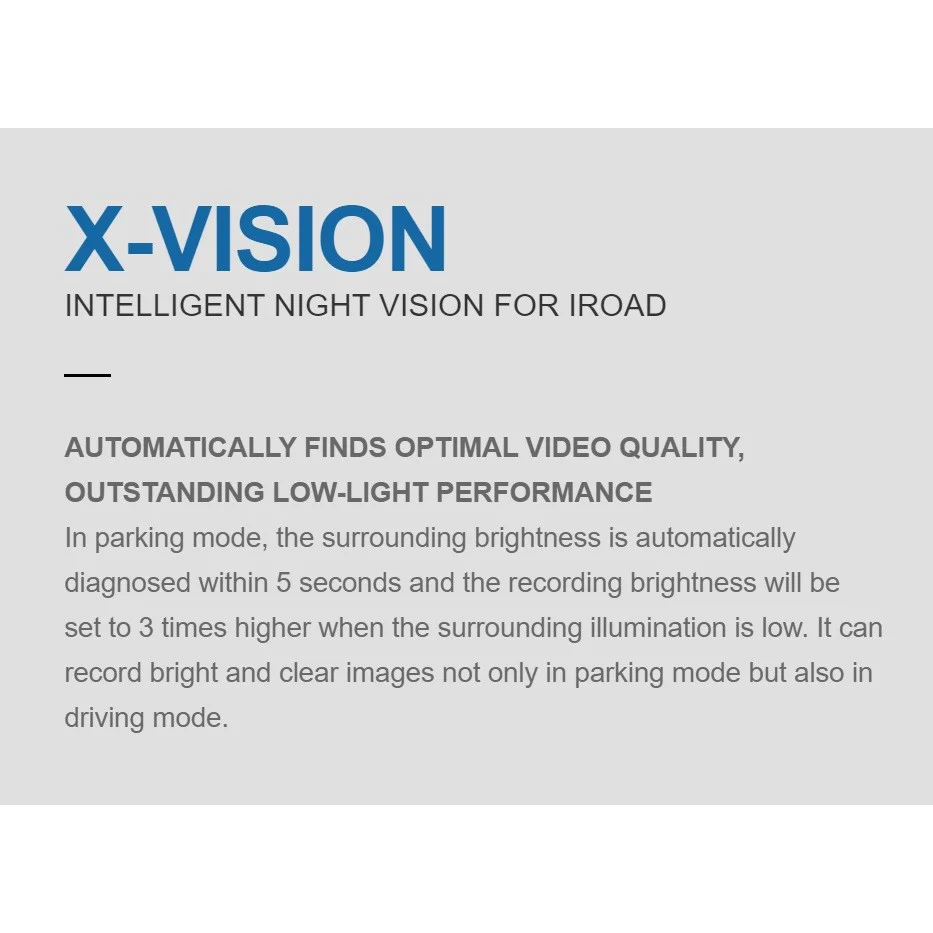 Iroad Dashcam X11 QHD 32GB Front & Rear (Made in Korea) - Image 9