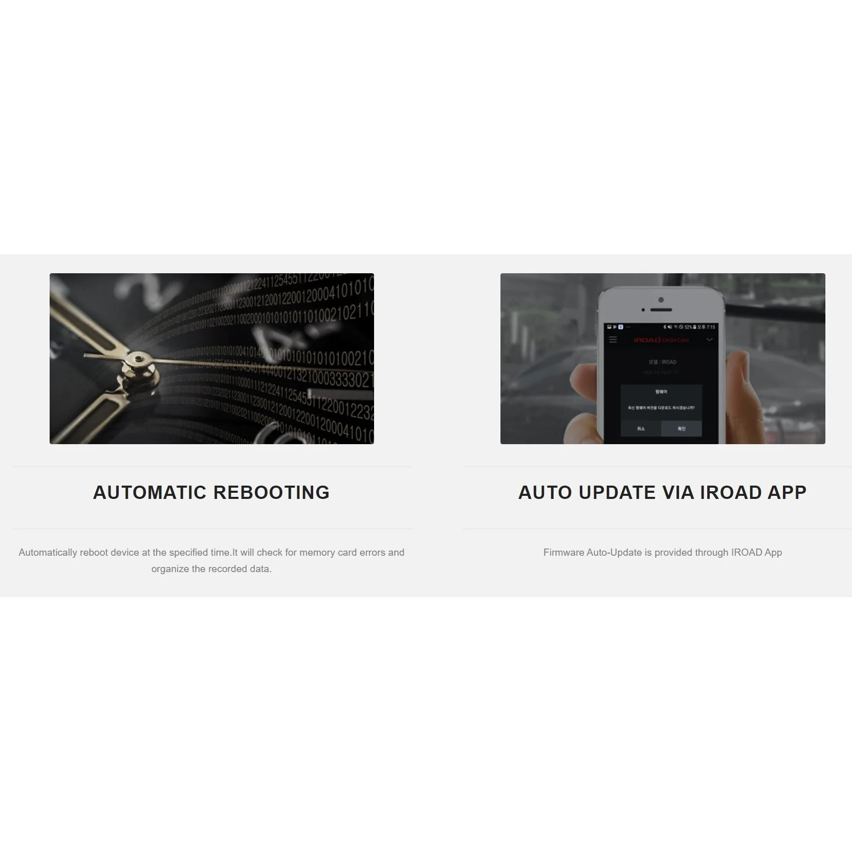 Iroad Dashcam TR7 FHD&HD 32GB Front & Rear (Made in Korea) - Image 18