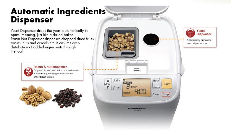 Panasonic Bread Maker SD-P104 (13 Recipes) - Image 5