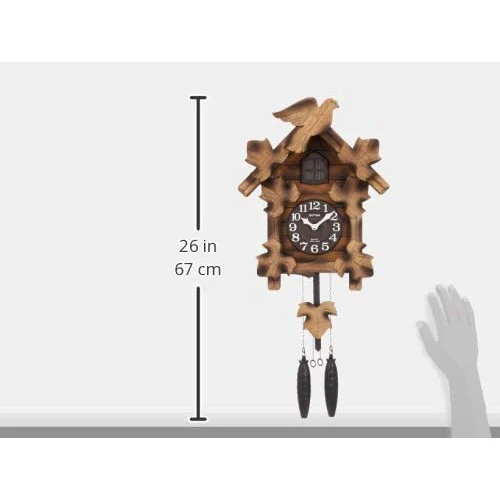 Japanese Clock 16.5x30.5x67cm (Made in Japan) - Image 3