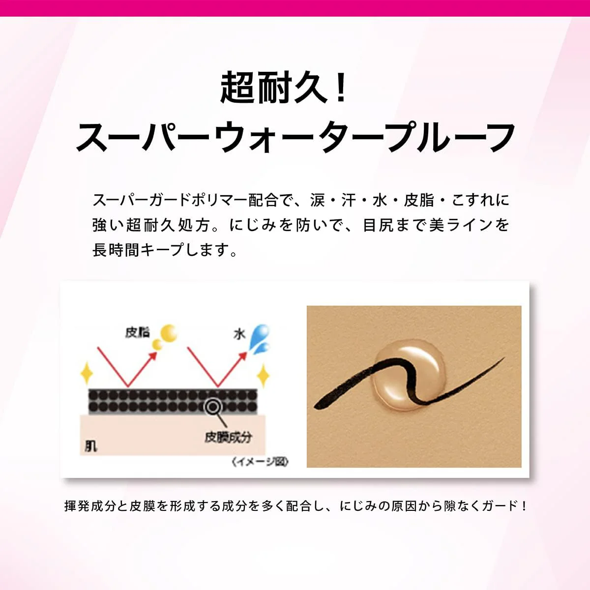 Kiss Me Heroine Make Long Stay Sharp Gel Liner #01 Deep Black - Image 7