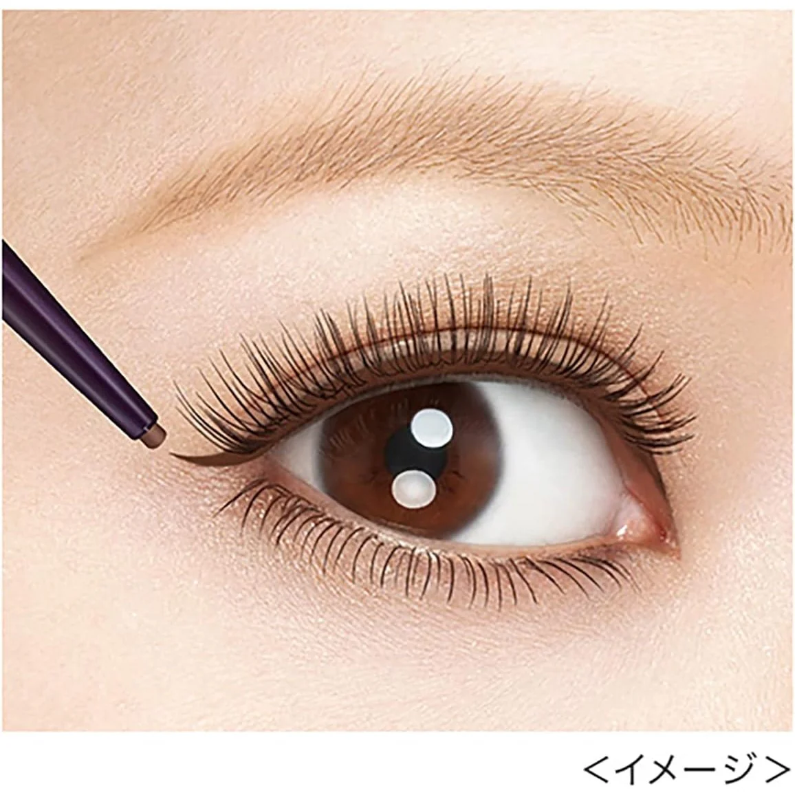 Kiss Me Heroine Make Long Stay Sharp Gel Liner #03 Natural Brown - Image 5
