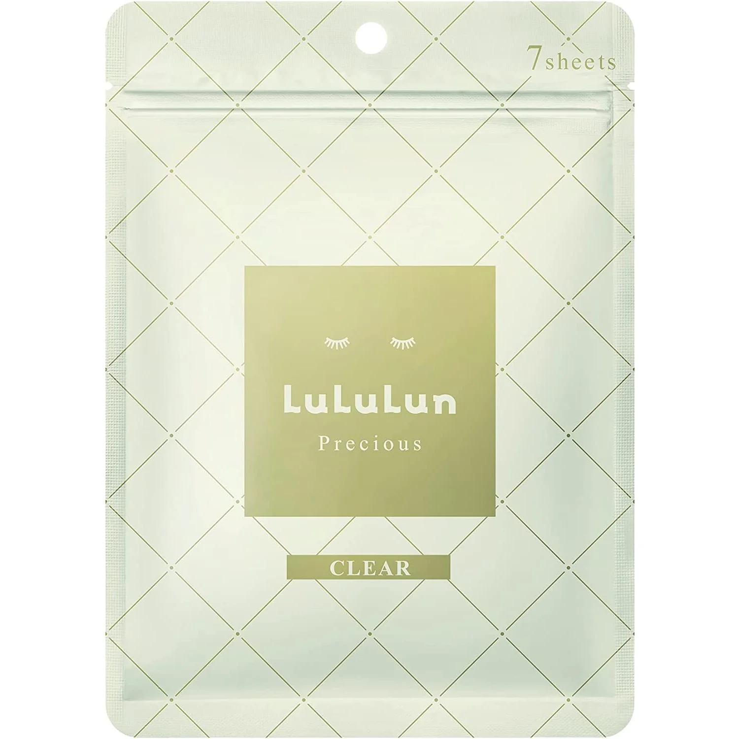 LuLuLun Precious Facial Sheet Mask White Clear 7 Sheets