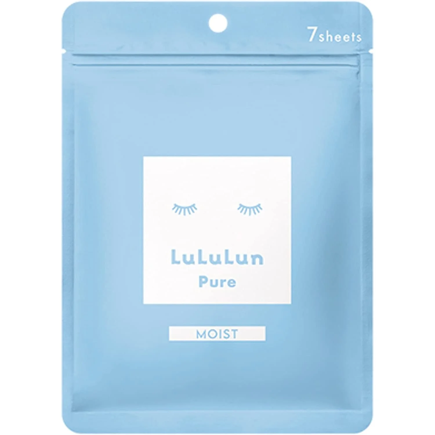 LuLuLun Pure Sheet Mask Moist 7pcs (Made in Japan)