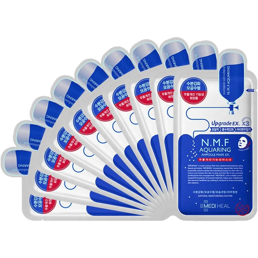 Mediheal N.M.F Aquaring Ampoule Mask EX 5pcs/10pcs (Made in Korea) - Image 2