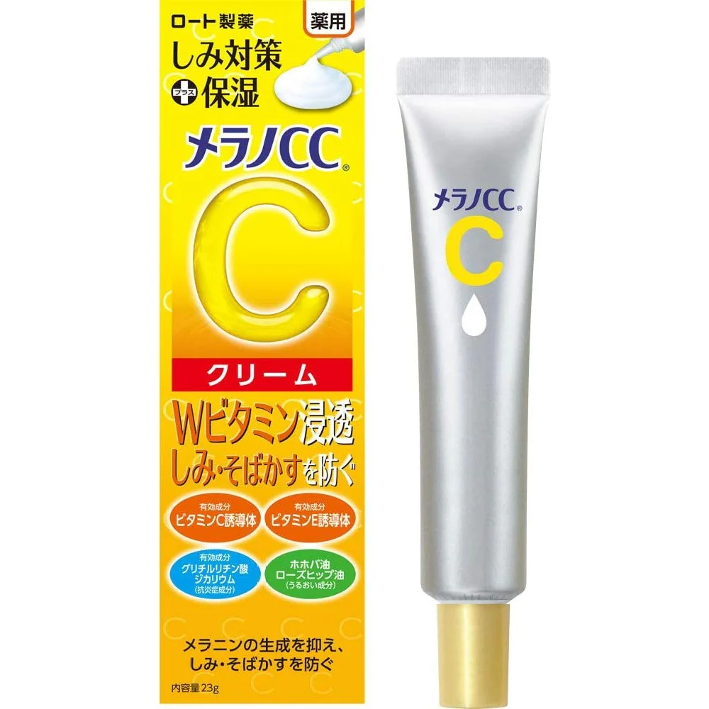 Rohto Mentholatum - Melano CC Vitamin C Moisture Cream 23g (Made in Japan)