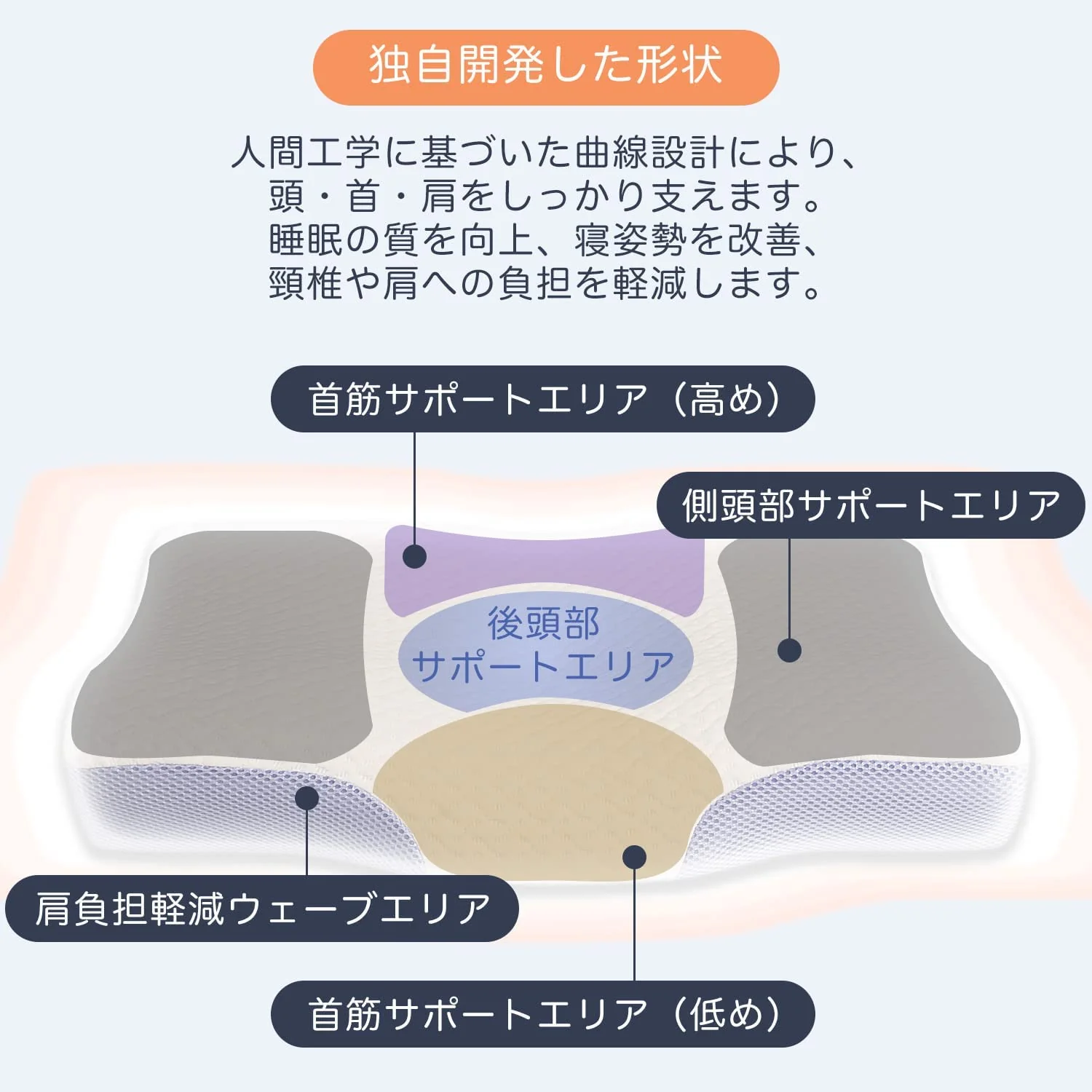 Memory Foam Pillow (Made in Japan) - Image 6