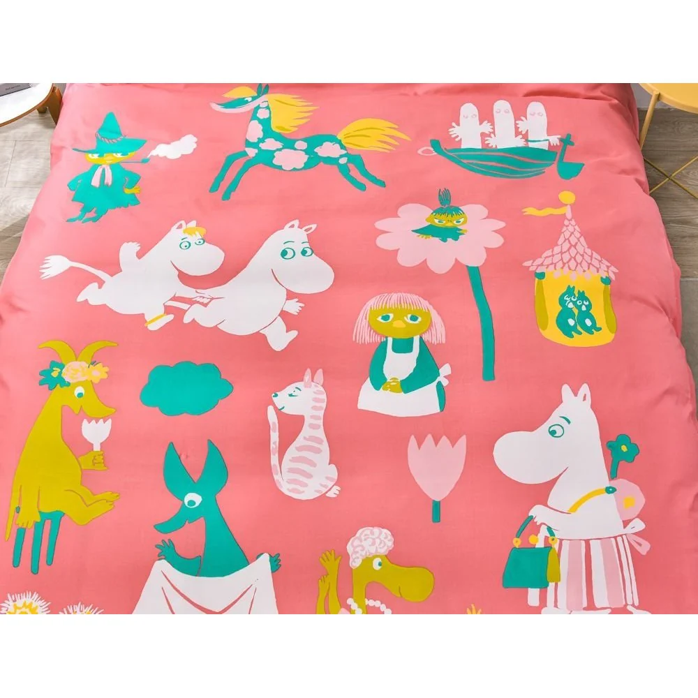 Moomins (Fitted Sheet + Pillow case + Quilt Cover) - Image 4
