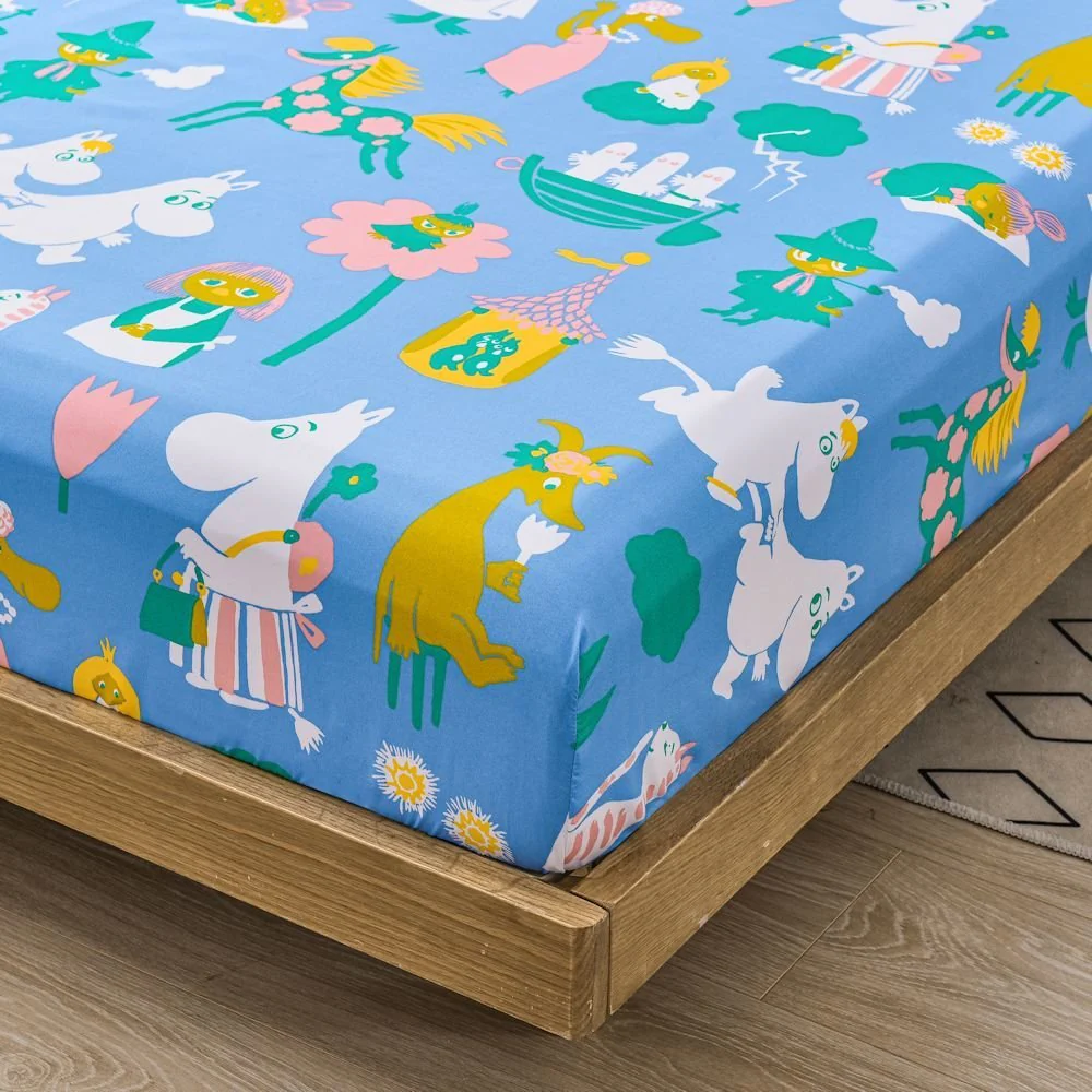 Moomins (Fitted Sheet + Pillow case + Quilt Cover) - Image 7