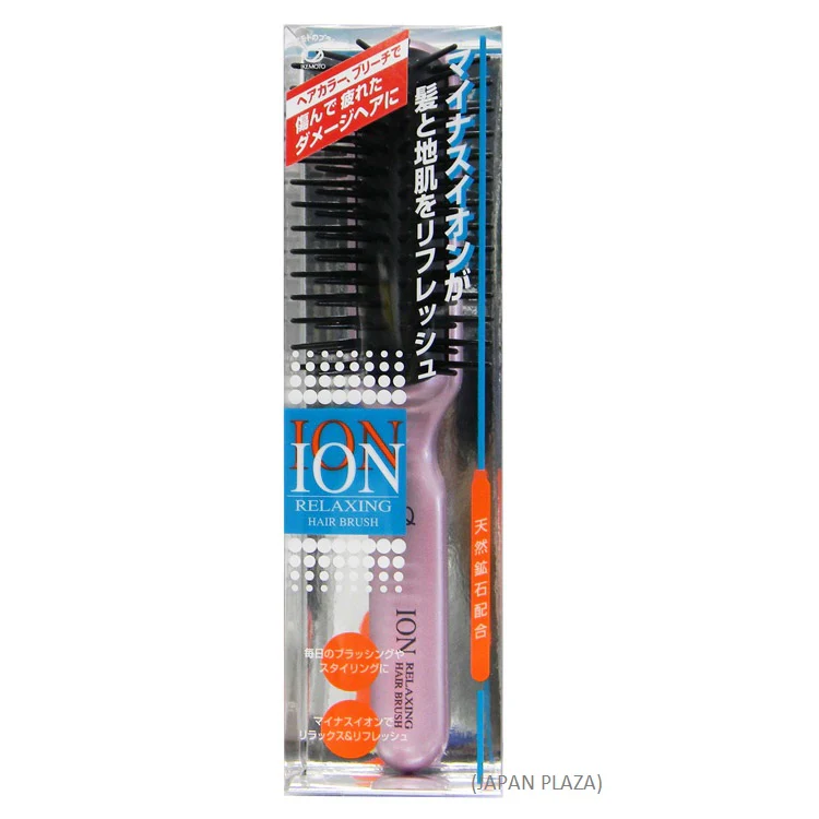 Negative Ions Hair Brush Pink (Made in Japan) - Image 4