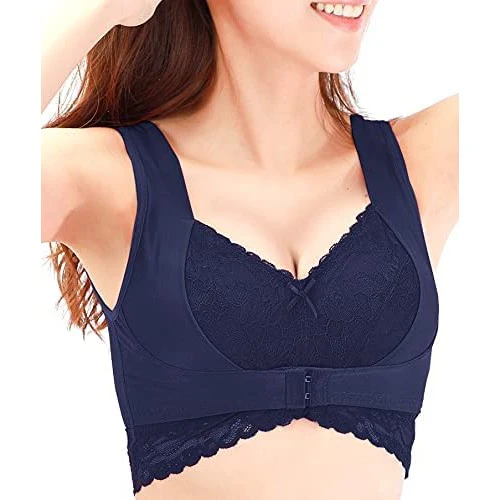 Night Bra with Wireless 3 Hooks Chest: 100% cotton - Image 3