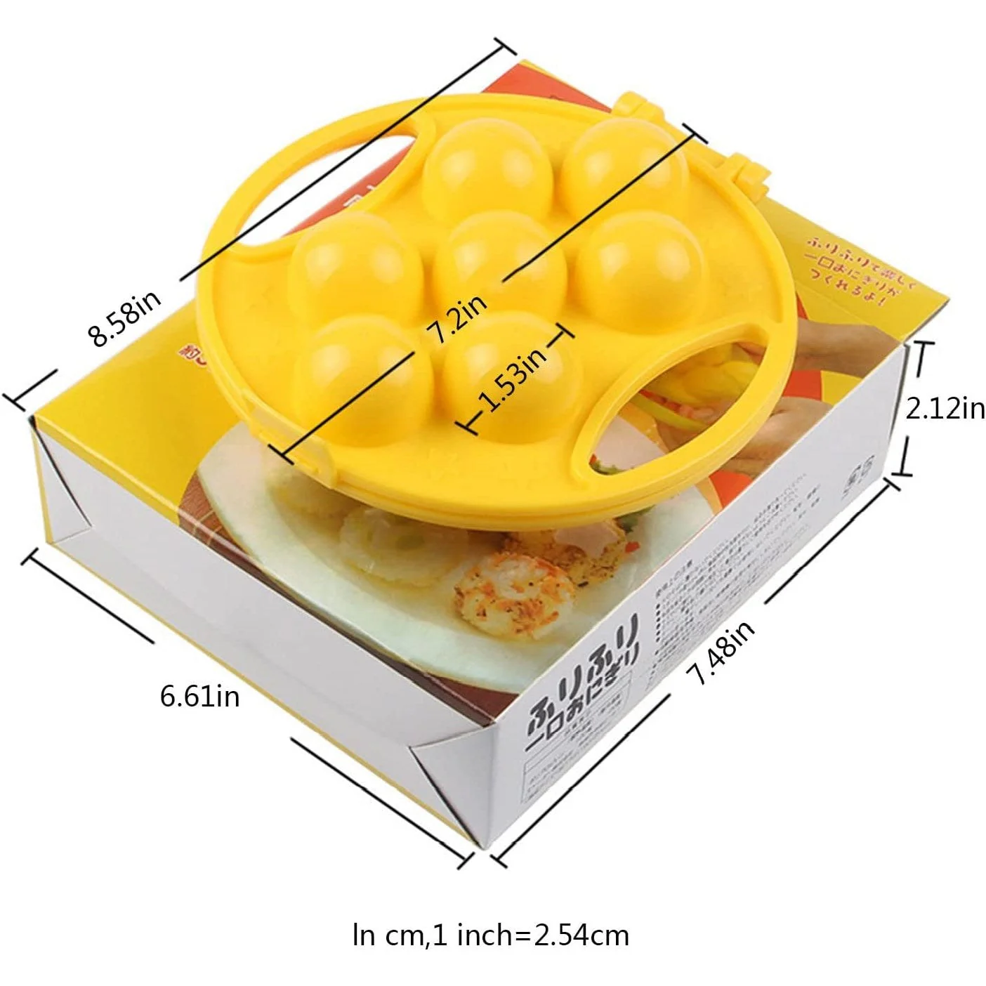 Onigiri Round Shaped Sushi/Potato Salad/Meatball Maker (Made in Japan) - Image 12