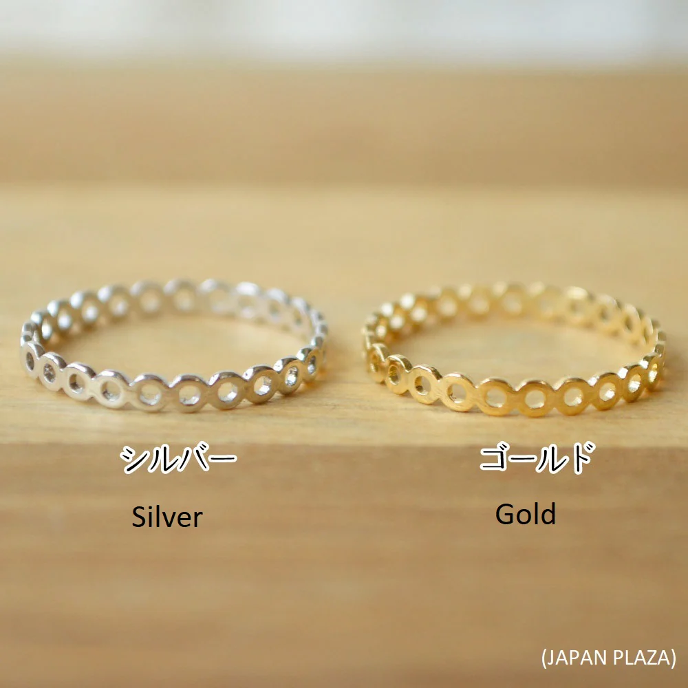 Openwork Ring with Circle (Made in Korea) - Image 2