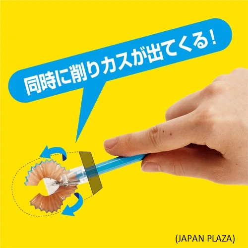 Pencil Sharpener Blue (Made in Japan) - Image 5