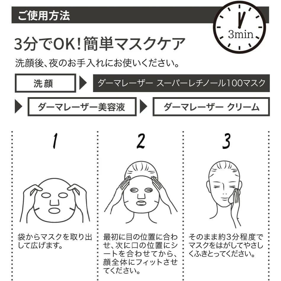 Quality First Derma Laser Super Retinol 100 Mask 7pcs - Image 5
