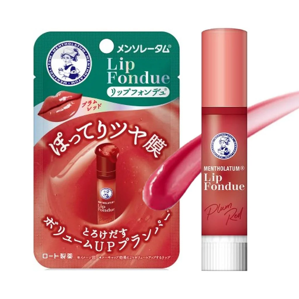 Rohto Mentholatum Lip Fondue - Plum Red (Made in Japan)