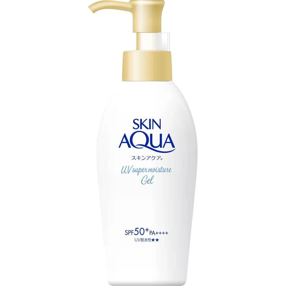 Rohto Mentholatum - Skin Aqua Sunscreen UV Super Moisture Gel SPF 50+ PA++++ 140g (Made in Japan) - Image 3