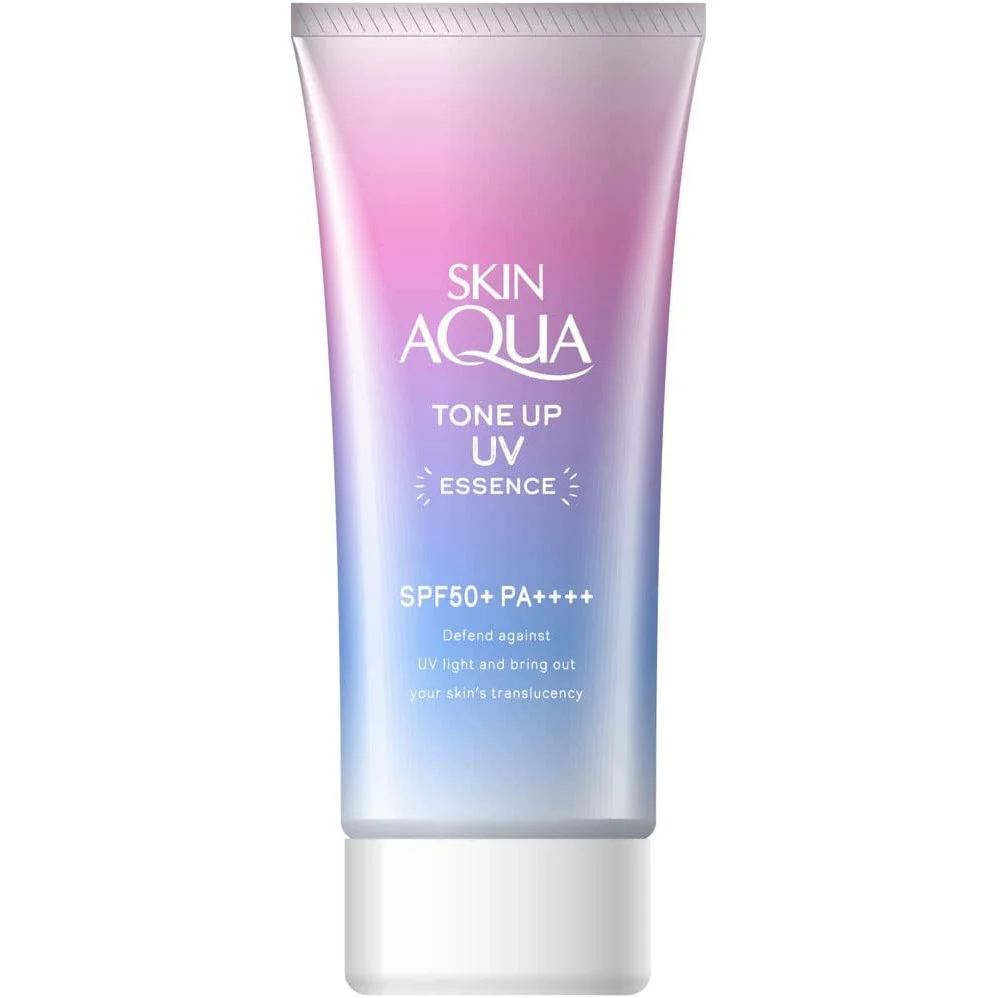 Skin Aqua Tone Up UV Essence Lavender SPF50+ PA++++ 80g - Image 3