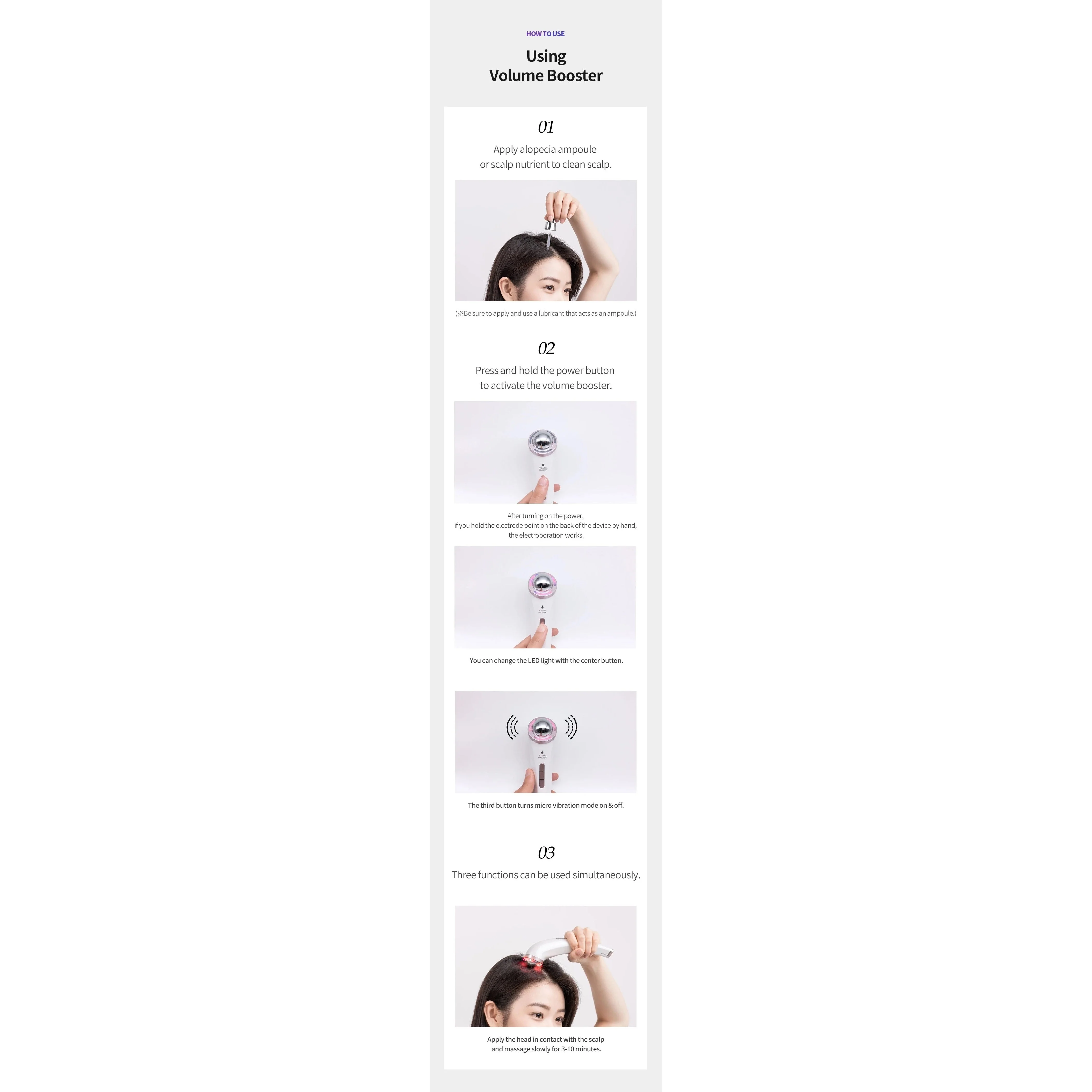 Rootonix Volume Booster Scalp Care Device RT-01 (Made in Korea) - Image 17